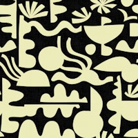 Retro Abstraction Kira 01 Vibrant Shapes WM tapete