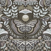 Bohemian Butterflies Flower Cats 03 WM wallpaper