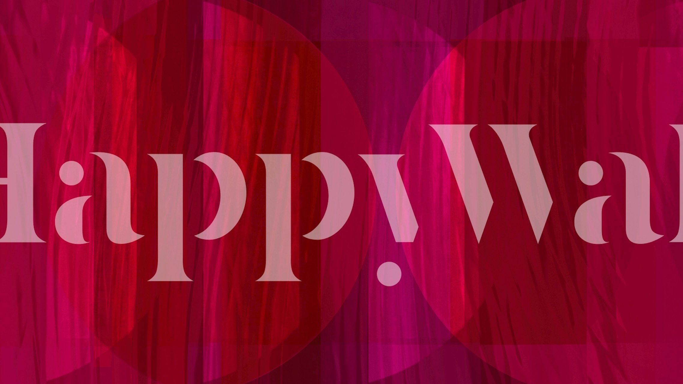 Abstract Cherry Bauhaus Geometry tapet i ett rum