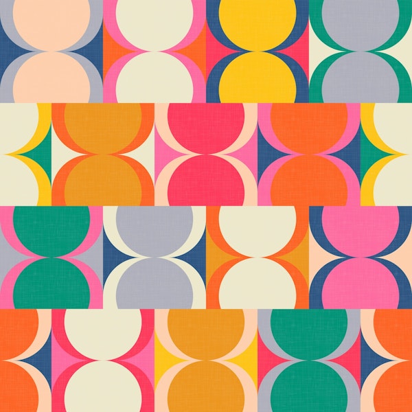 Abstract Hourglass Mid Century Decor 01 WP