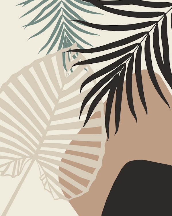 Minimal Tropical Palm Leaf 1
