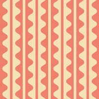 Vintage Geometric Wavy Decor Summer Blush WM ταπετσαρία