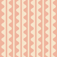 Vintage Geometric Wavy Decor Blush Pink WM ταπετσαρία