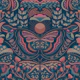 Bohemian Butterflies Flowers Cats 04 WM