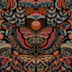 Bohemian Butterflies Flowers Cats 05 WM