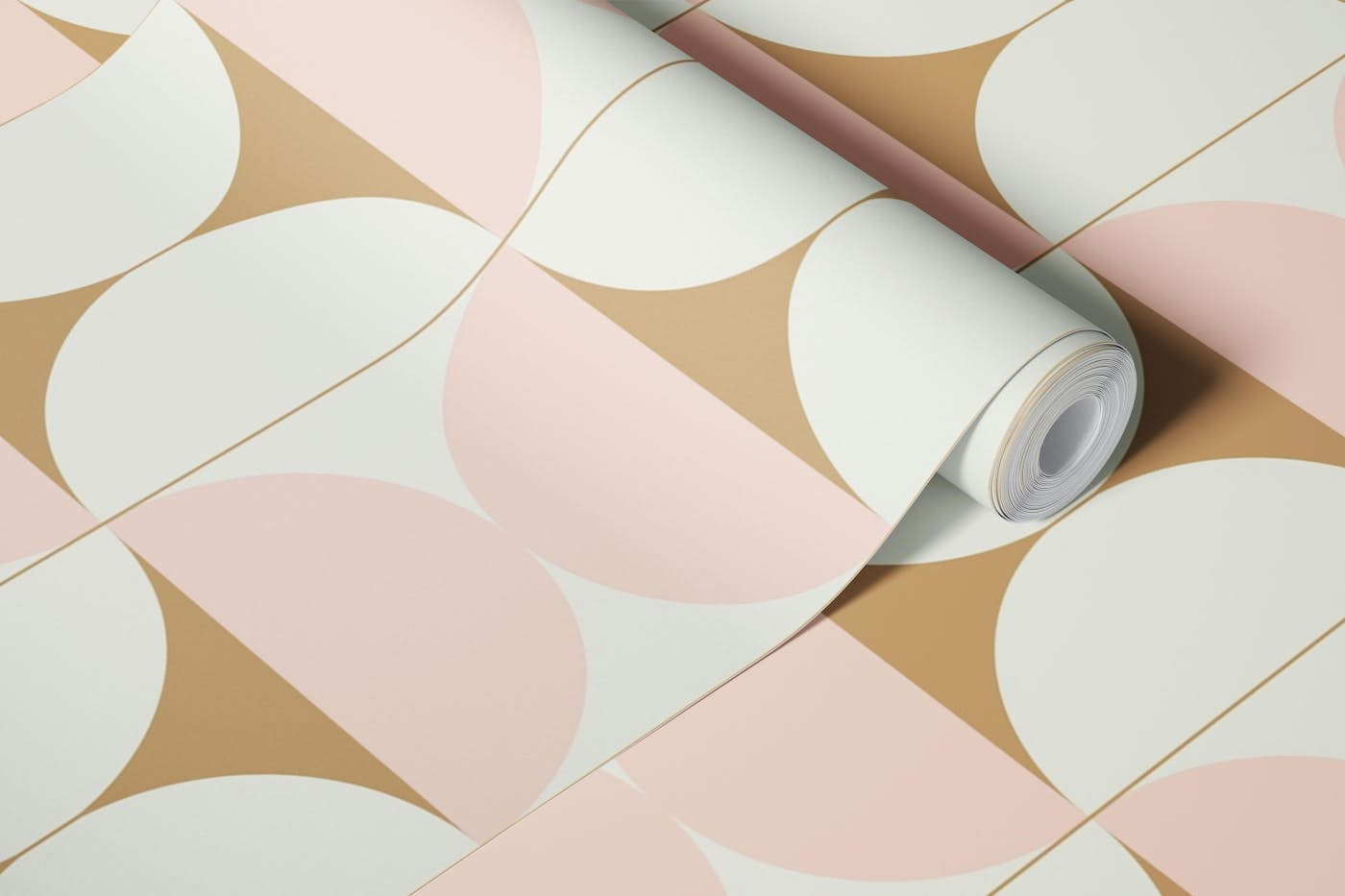 Fresh Geometric Elegance wallpaper roll