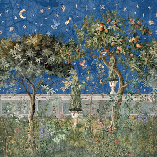 Starry Orchard Dreams Midnight