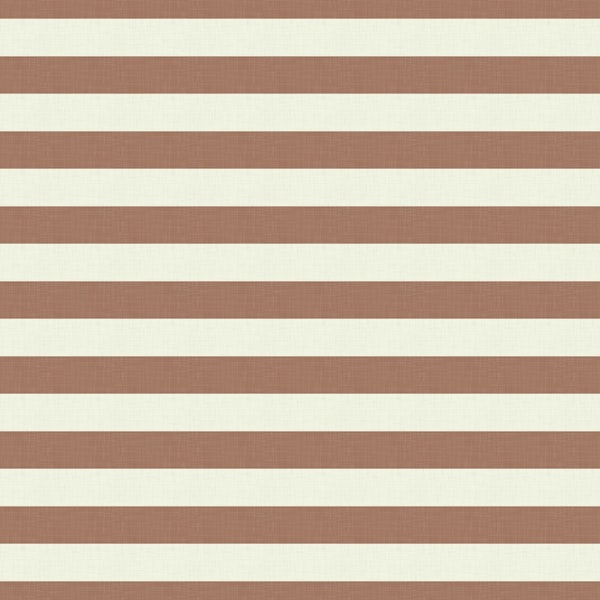 Simple Horizontal Stripes Mocha Mousse WM
