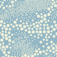 Galaxy Glam Geometry Sky Blue WM tapete