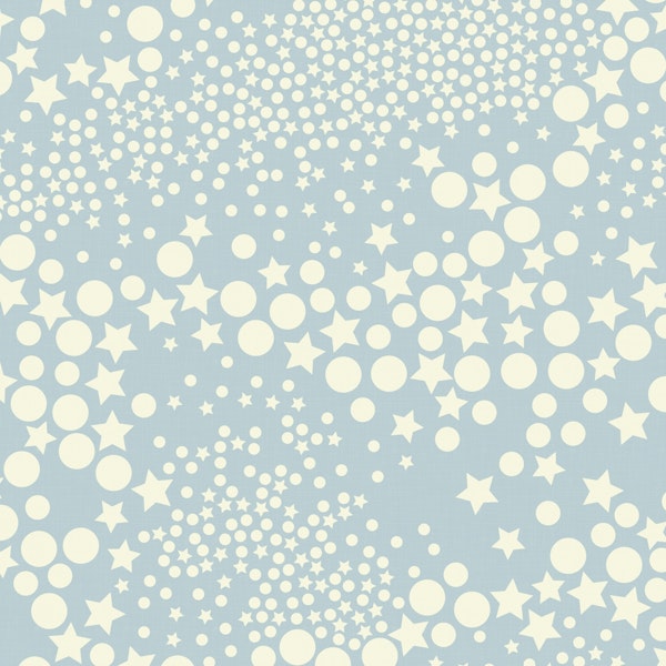 Galaxy Glam Geometry Baby Blue WM