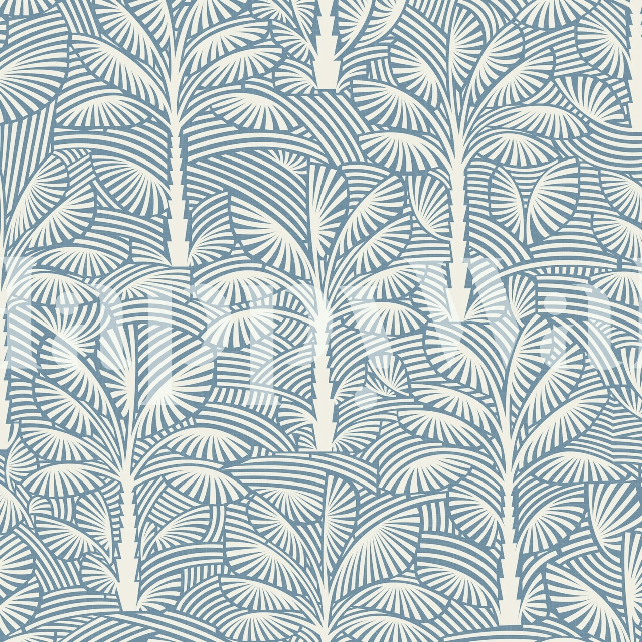 Papel de parede Exotic Palms Tropical Nature em um quarto