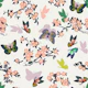 Cherry Blossom Chinoiserie and Butterflies