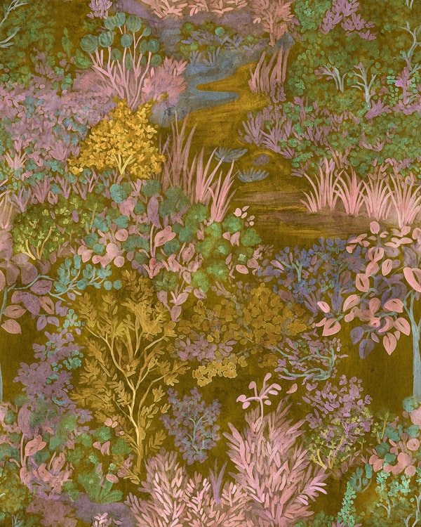 Blooming Meadow Fall Watercolor Big