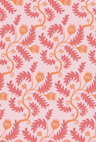 Twisting vine - pink and peach large tapety