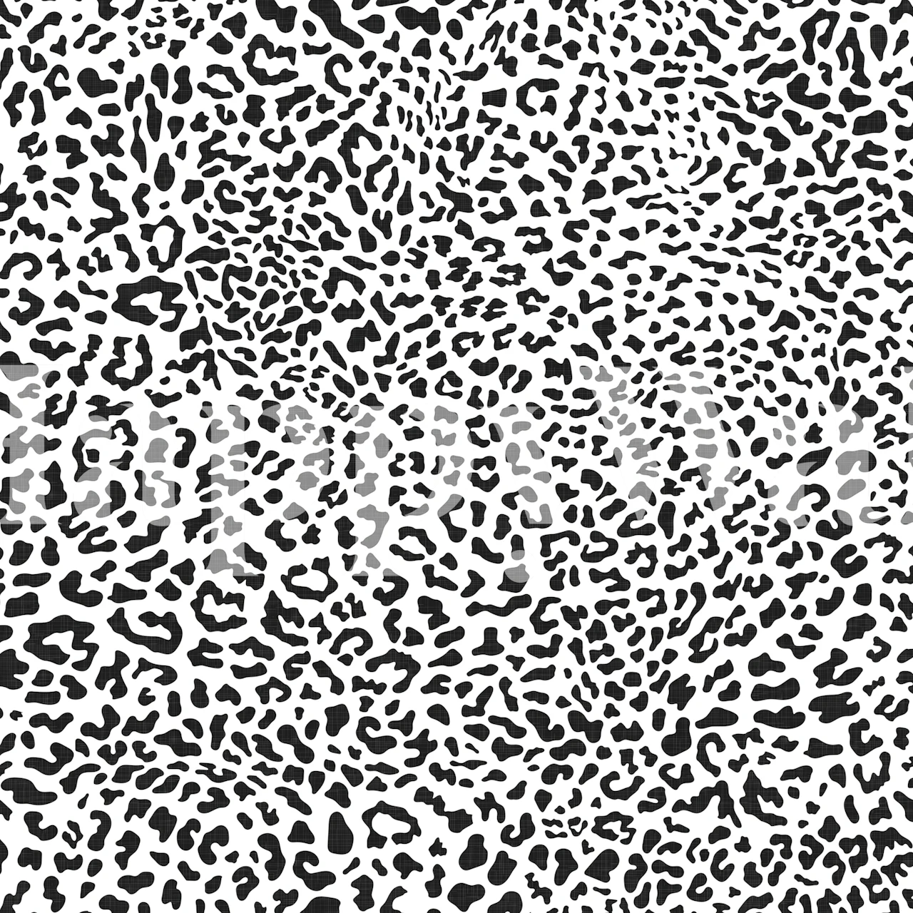 Sort og hvid Leopard Print Black and White WM tapet i et rum