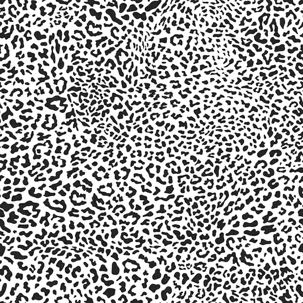 Leopard Print Black and White WP