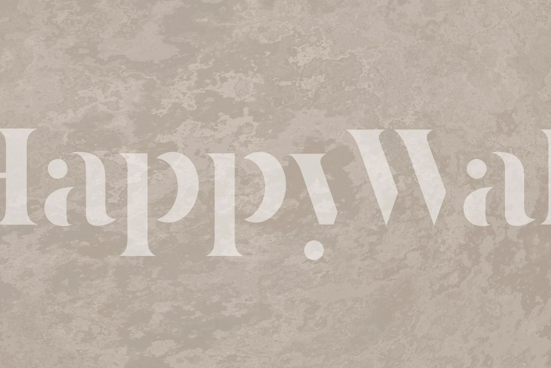 Papel de parede Beige Cipria Concrete Texture em um quarto