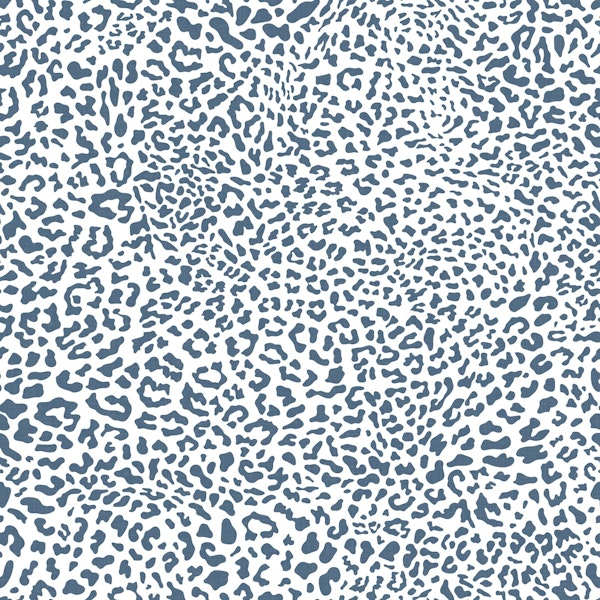 Leopard Print Pigeon Blue WP