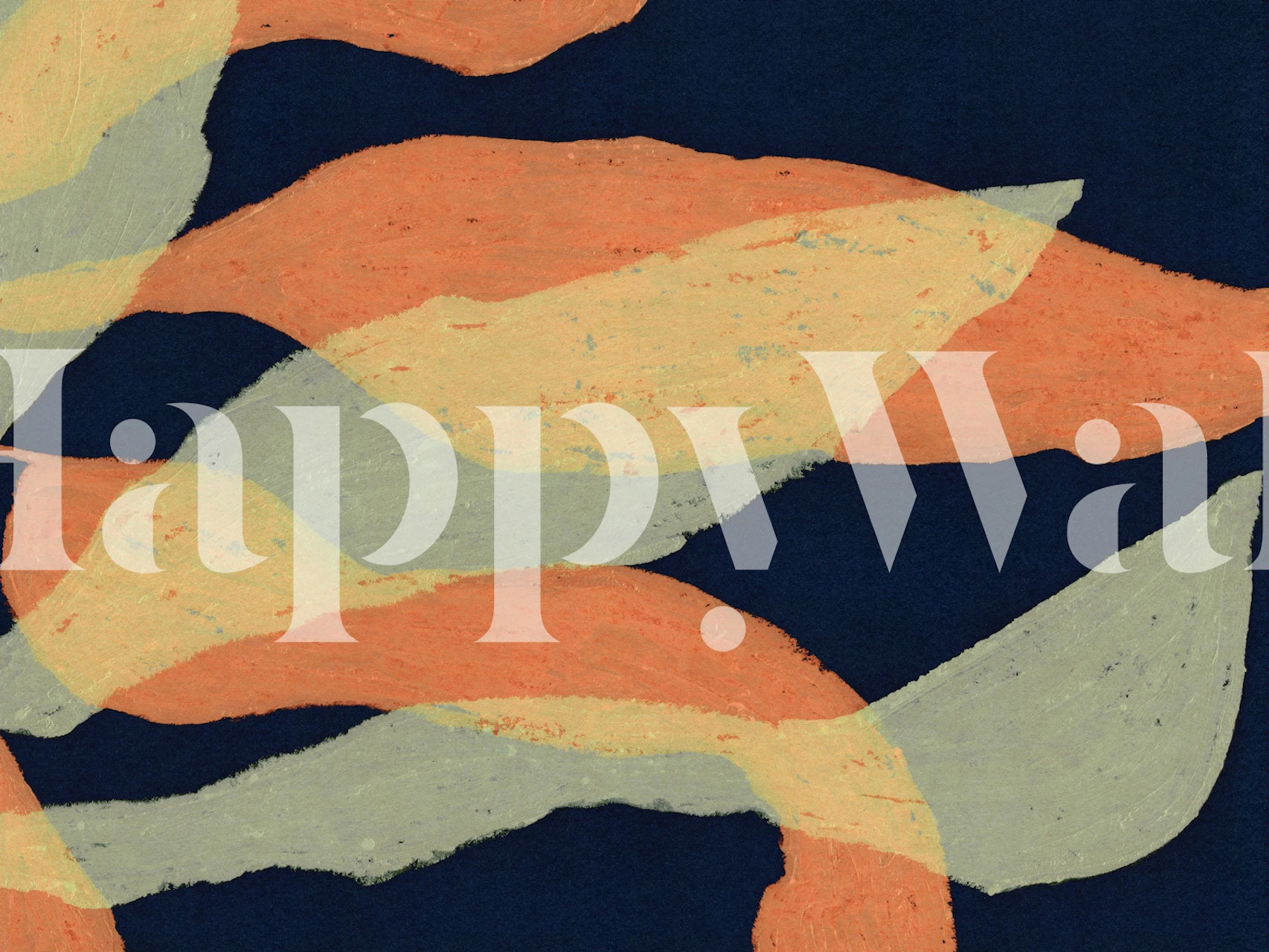 Touch of Wind Tapetdesign in einem Raum