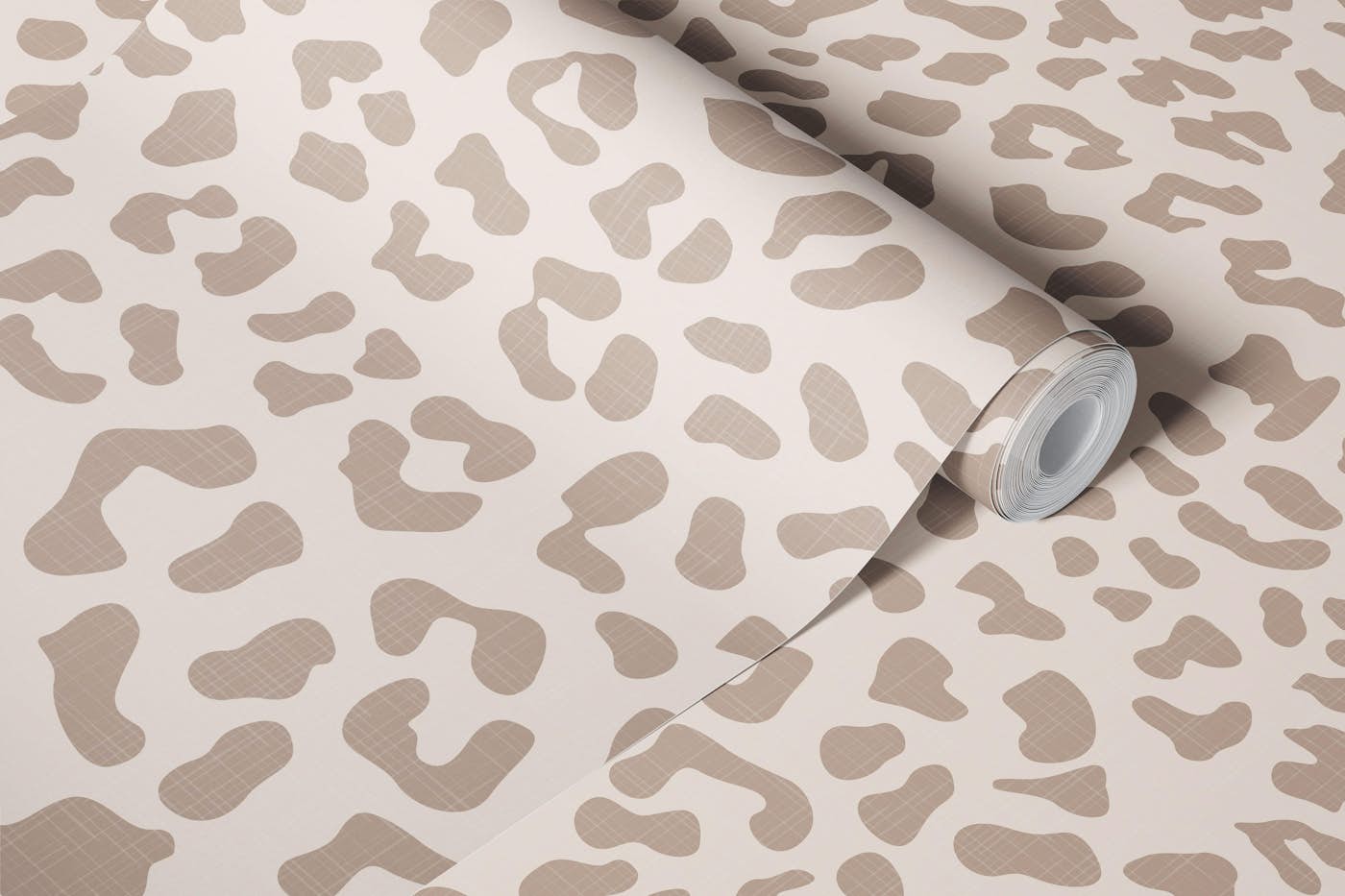 Leopard Print Neutral WM wallpaper roll