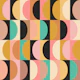 Mid Century Modern Shapes Cheerful Cozy WP