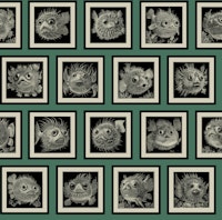 Impossible Pufferfish - Absinth tapete