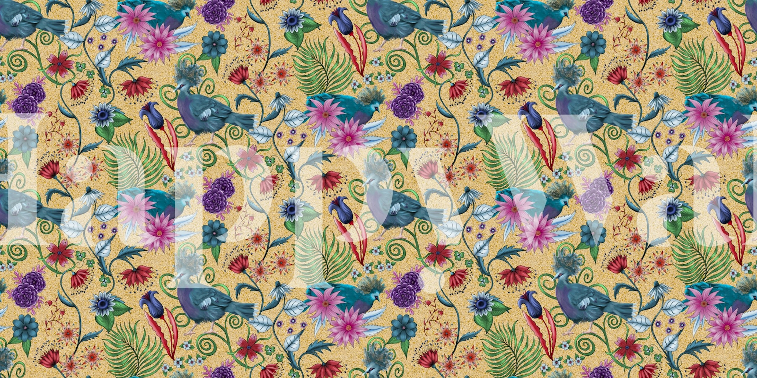 Behang Bohemian Spirit 2 in een kleurrijke kamer