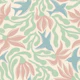 Pastel Abstract Modern Flowers and Birds