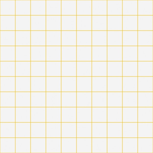 Small Grid Pattern - White and Yellow