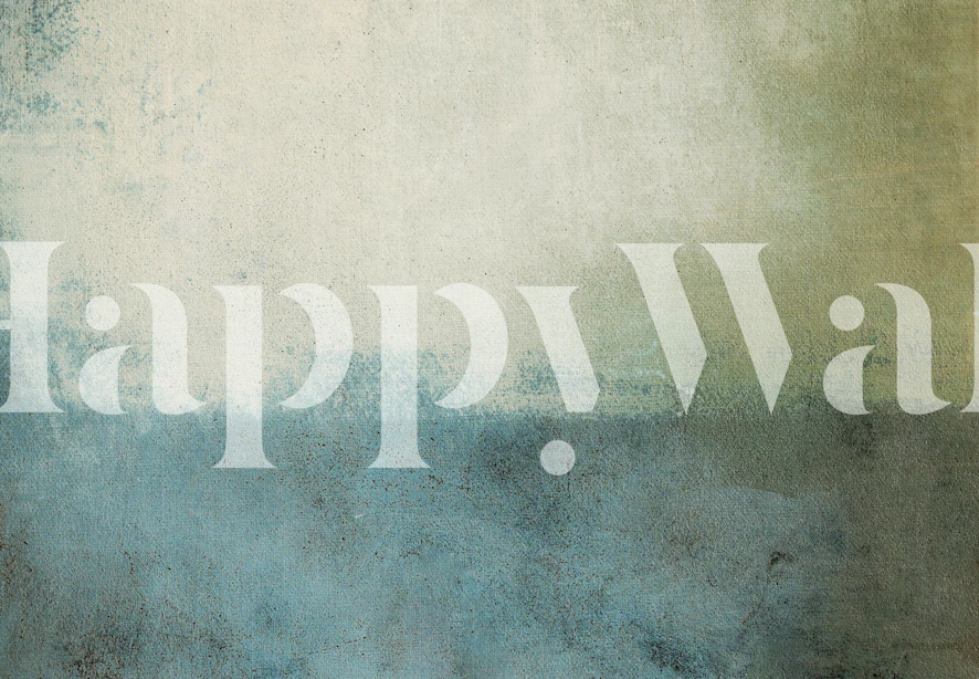 Textured abstract wallpaper in shades of blue and green