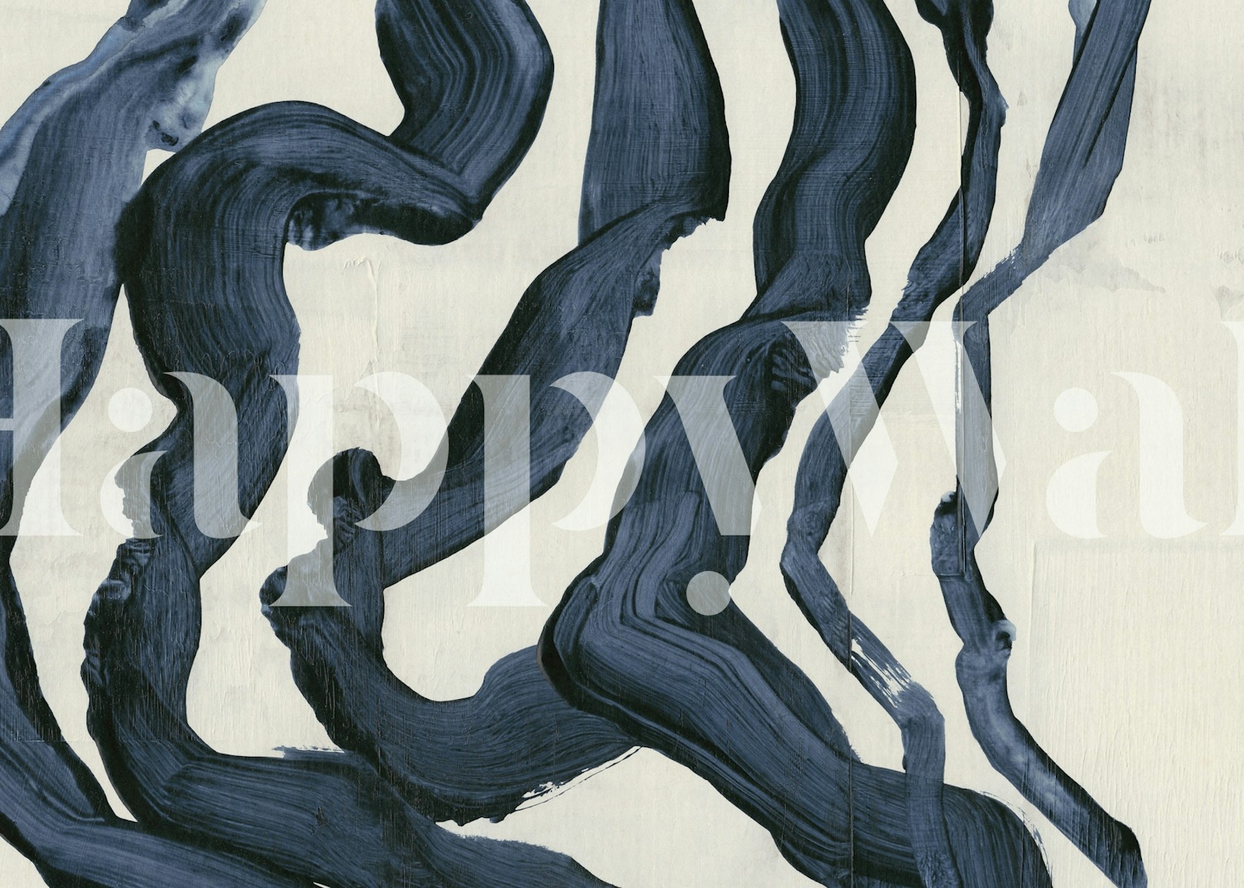 Tempest #2 abstract wallpaper in a room