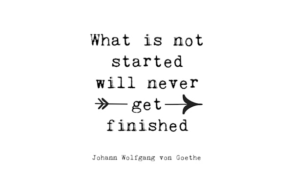 Motivational Goethe Quote
