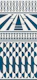 Minimalist art deco geometric teal