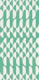 Minimalist art deco geometric arches mint
