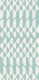 Minimalist art deco geometric arches aqua