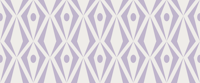 Minimal artdeco geometric diamonds lavender behang