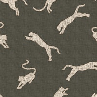 Exotic Leopards on Vintage Khaki Brown WM wallpaper