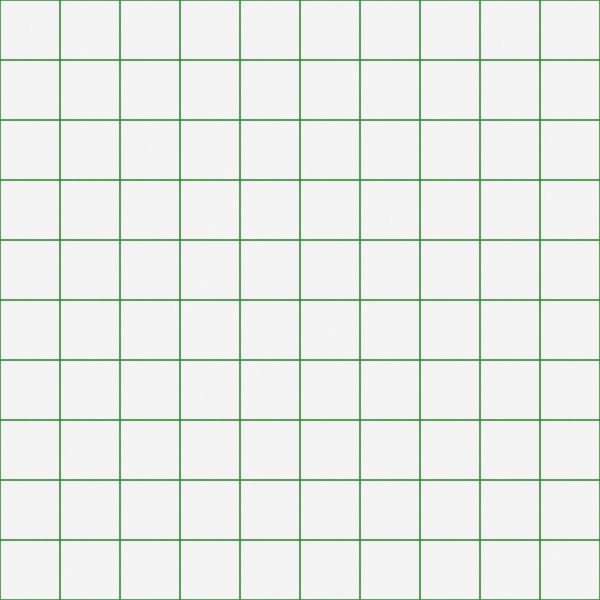 Small Grid Pattern - White and Green