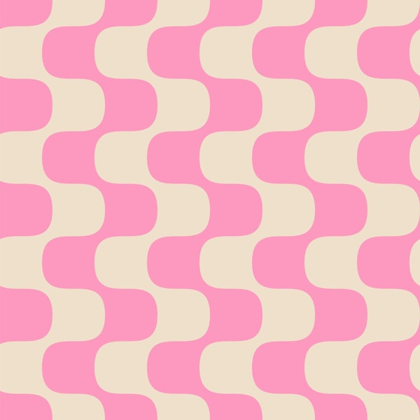 Lively Pink Geometric Flow