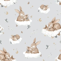 Cloudy Snuggles - grey tapetit