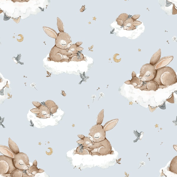 Cloudy Snuggles - blue