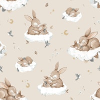 Cloudy Snuggles - beige tapetit