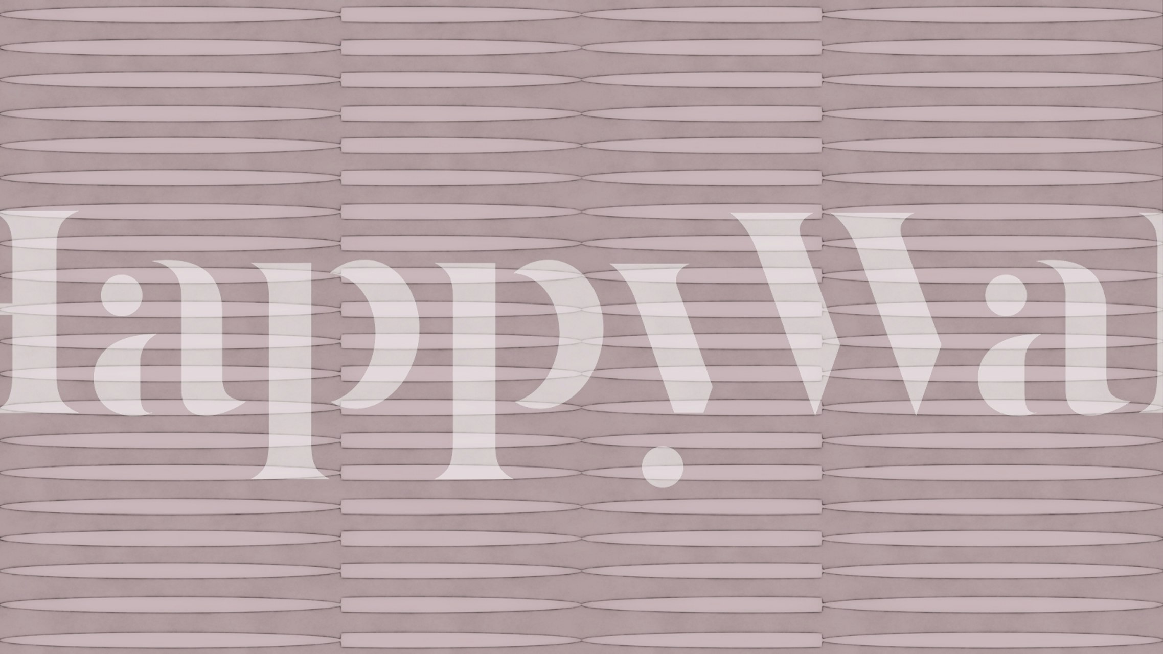 Chic Linear Statement Abstract tapet i ett rum