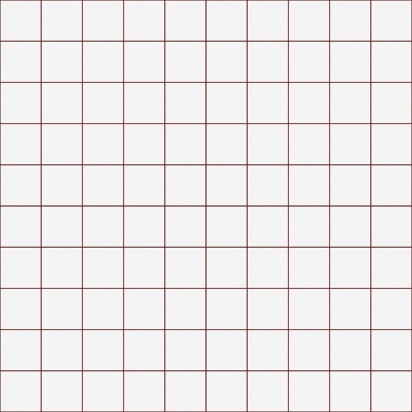 Small Grid Pattern - White and Ruby