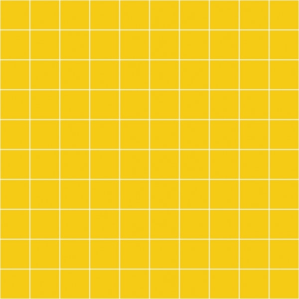 Small Grid Pattern - Yellow and White