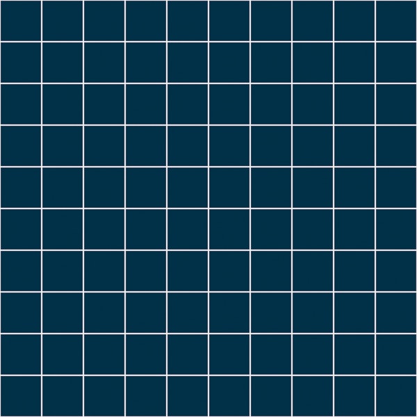 Small Grid Pattern - Deep Blue and White