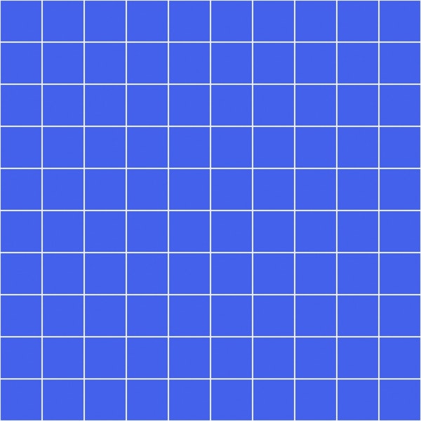 Small Grid Pattern - Cobalt Blue and White