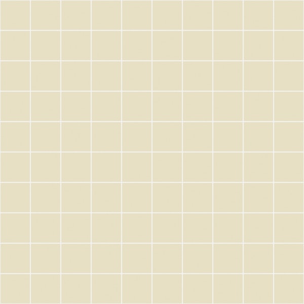 Small Grid Pattern - Beige and White
