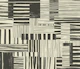 Graphic Charcoal and Cream Abstract Stripes