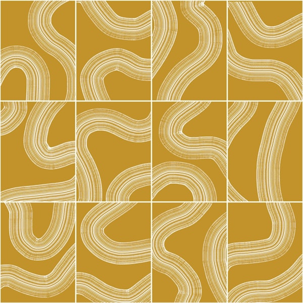 Zen Garden TIles Mustard